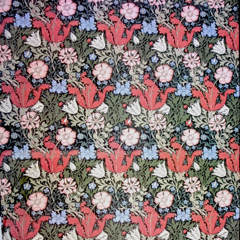 William Morris Compton Gift Wrap 3 Sheets English1987